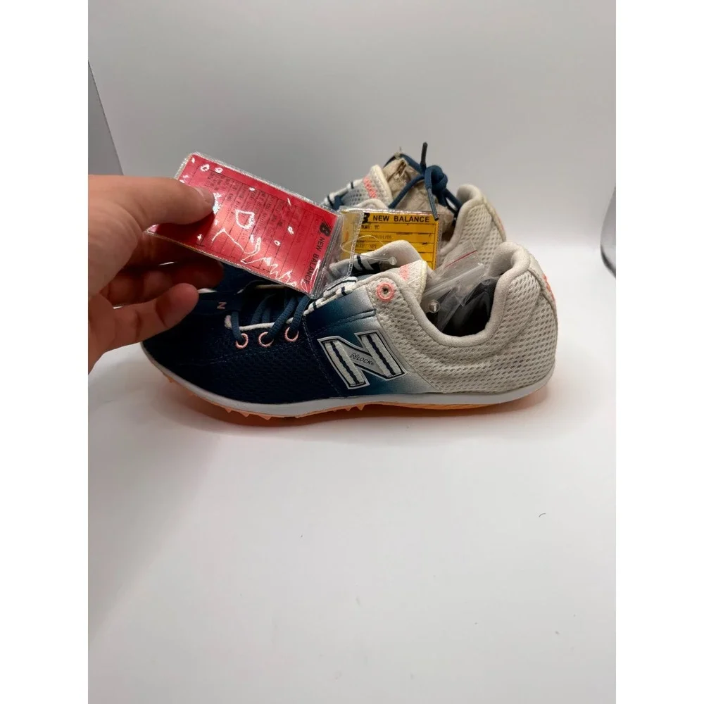 New Balance 1006 Long Distance LD1006Y1 Women 7 Sneaker Navy Spike Running Shoes